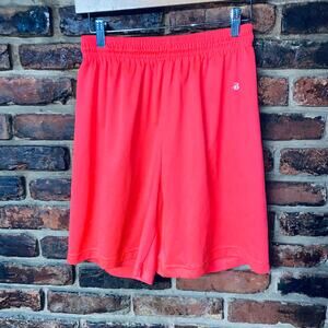 Badger Sports Coral Orange Athletic Activewear Shorts men's Size Small